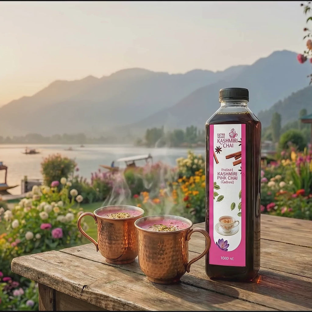 Kashmiri Chai With Saffron (Qehwa)